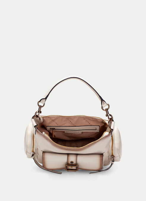 bolso de hombro  crema