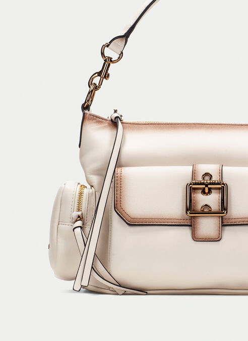 bolso de hombro  crema