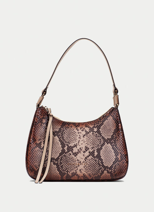 bolso de hombro  python-taupe