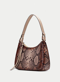 bolsos bolso de hombro  python-taupe - hispanitas