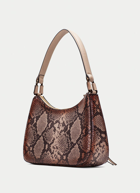bolso de hombro  python-taupe