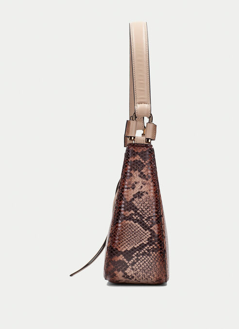 bolso de hombro  python-taupe