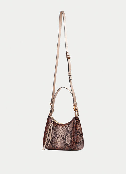 bolso de hombro  python-taupe