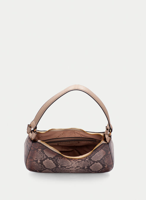 bolso de hombro  python-taupe