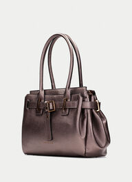 bolsos bolso de mano  taupe-metalizado - hispanitas