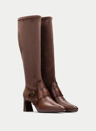 zapatos bota atlanta avellana - hispanitas