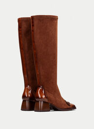 zapatos bota marsella cuero - hispanitas
