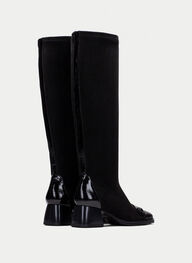 zapatos bota marsella negro - hispanitas