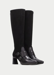 zapatos bota atlanta negro - hispanitas