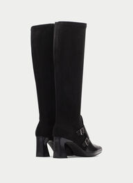 zapatos bota atlanta negro - hispanitas