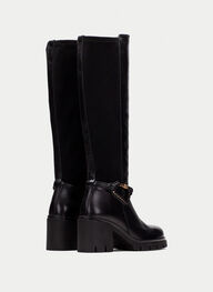 zapatos bota zurich negro - hispanitas