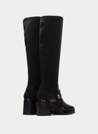 zapatos bota tokio negro - hispanitas