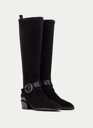 zapatos bota verona negro - hispanitas