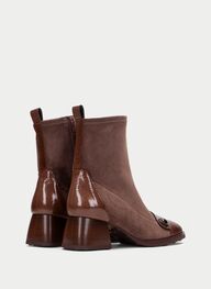 zapatos botín marsella avellana - hispanitas