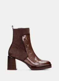 shoes ankle-boot tokiohazelnut - hispanitas