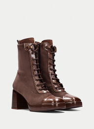shoes ankle-boot tokiohazelnut - hispanitas