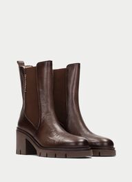 scarpe stivaletto zurich nocciola - hispanitas