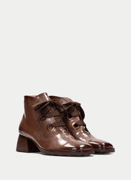 zapatos botin marsella avellana - hispanitas