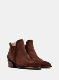 zapatos botin verona avellana - hispanitas