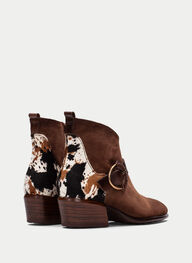 shoes ankle-boot veronahazelnut-pony - hispanitas