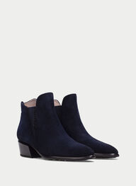 zapatos botin verona azul - hispanitas