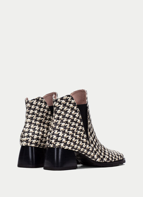 stivaletto marsella bianco-nero