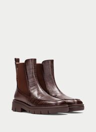 shoes ankle-boot hamburgococo-hazelnut - hispanitas
