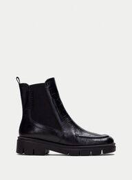 shoes ankle-boot hamburgococo-black - hispanitas