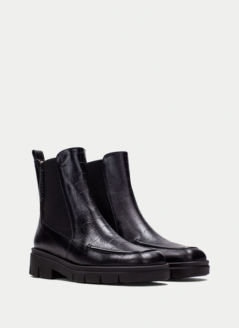 stivaletto hamburgo cocco-nero