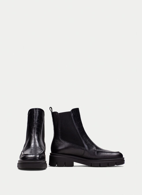 stivaletto hamburgo cocco-nero