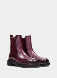 shoes ankle-boot hamburgococo-wine - hispanitas