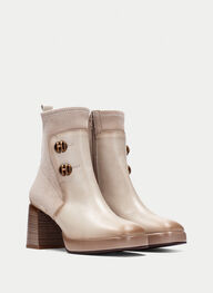 shoes ankle-boot tokiocream - hispanitas