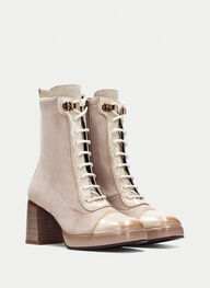 shoes ankle-boot tokiocream - hispanitas