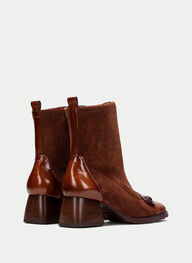 zapatos botin marsella cuero - hispanitas