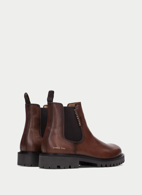 botins  couro