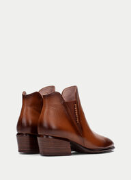 zapatos botin verona cuero - hispanitas