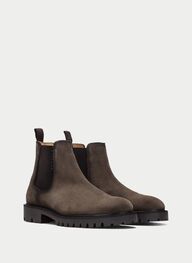 zapatos botín  gris - hispanitas