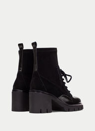 zapatos botin zurich negro-antracita - hispanitas
