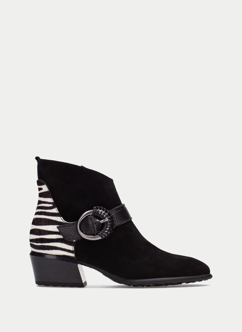 stivaletto verona nero-zebra