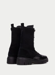 zapatos botin hamburgo negro - hispanitas