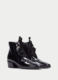 zapatos botin verona negro - hispanitas