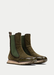 zapatos botin sport kansas militar - hispanitas