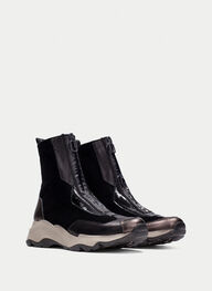 zapatos botín sport nepal negro - hispanitas