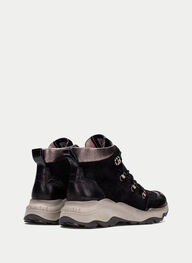 zapatos botin sport nepal negro - hispanitas