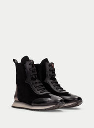 zapatos botin sport kansas negro - hispanitas