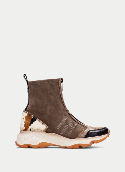 botin sport nepal negro-taupe-pony