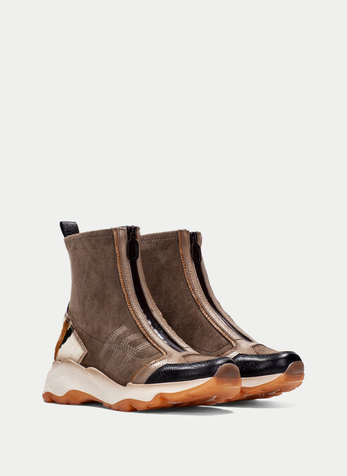 botin sport nepal negro-taupe-pony