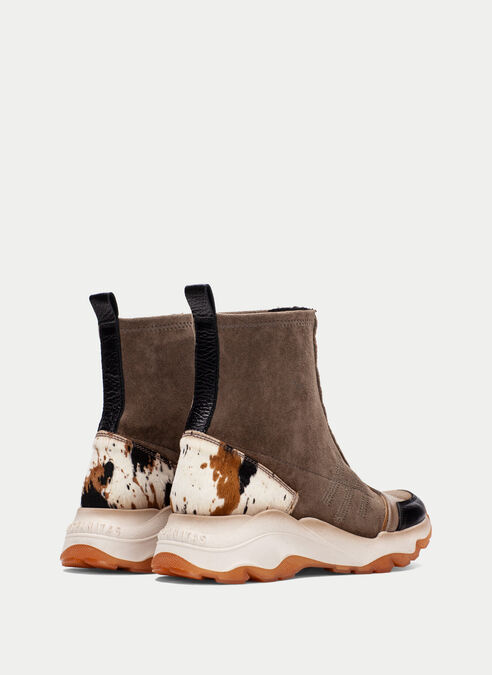 botin sport nepal negro-taupe-pony