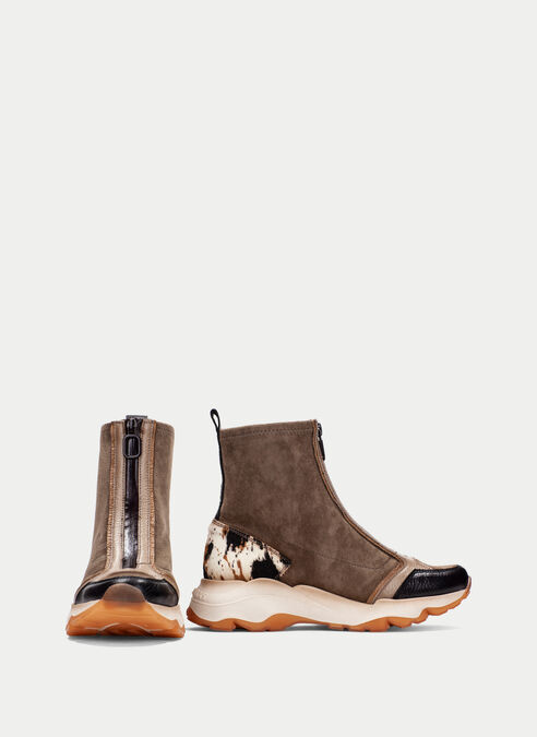 botin sport nepal negro-taupe-pony
