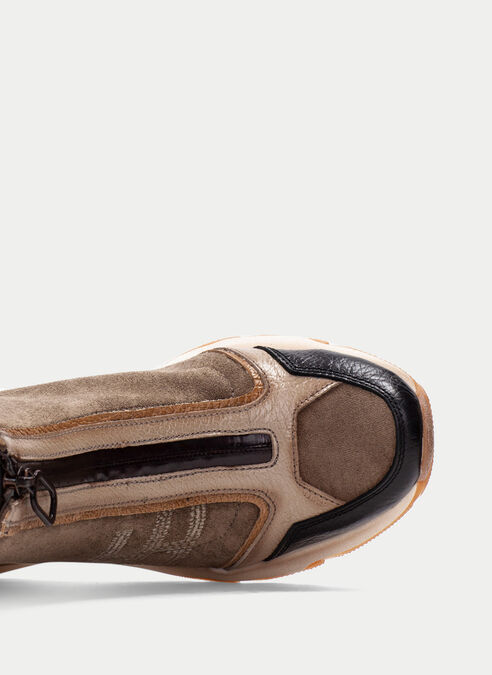 botin sport nepal negro-taupe-pony
